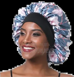 Satin Hair Bonnet.