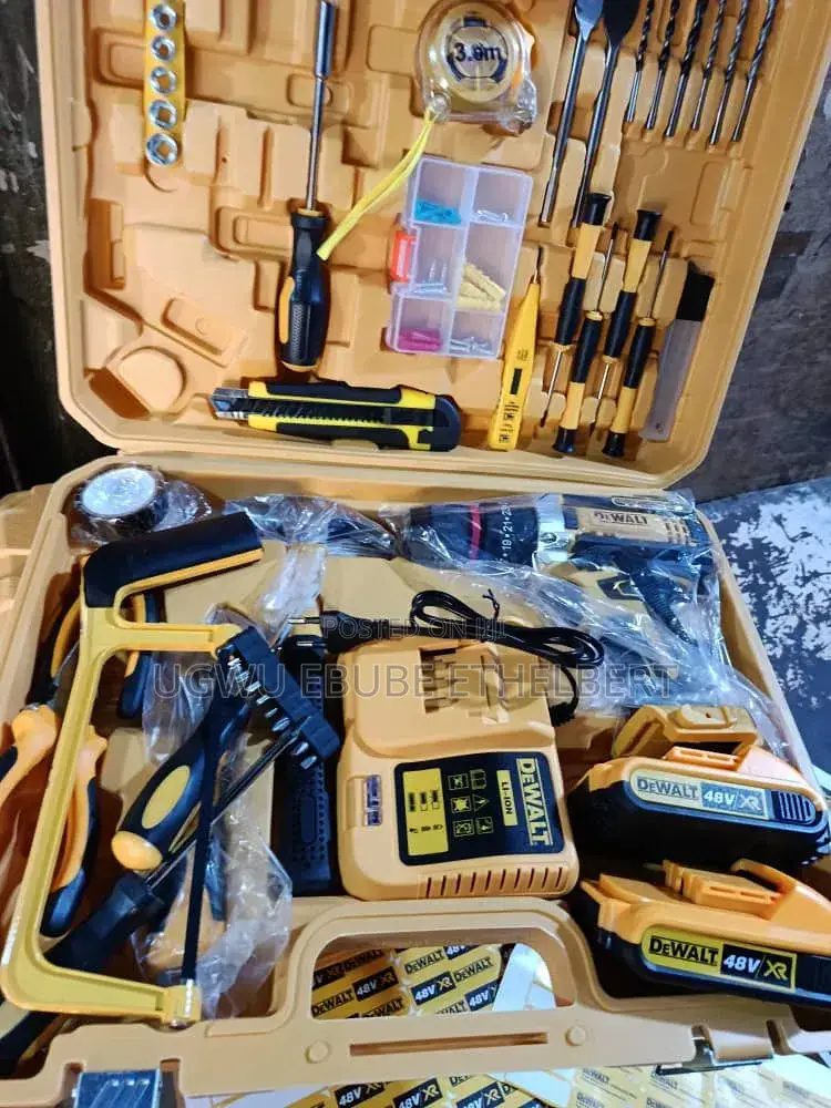 Dewalt Tools Set With Cordless Screw Machine