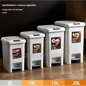 Trash Can Plastic Pressing Type Storage Bucket Foot Pedal