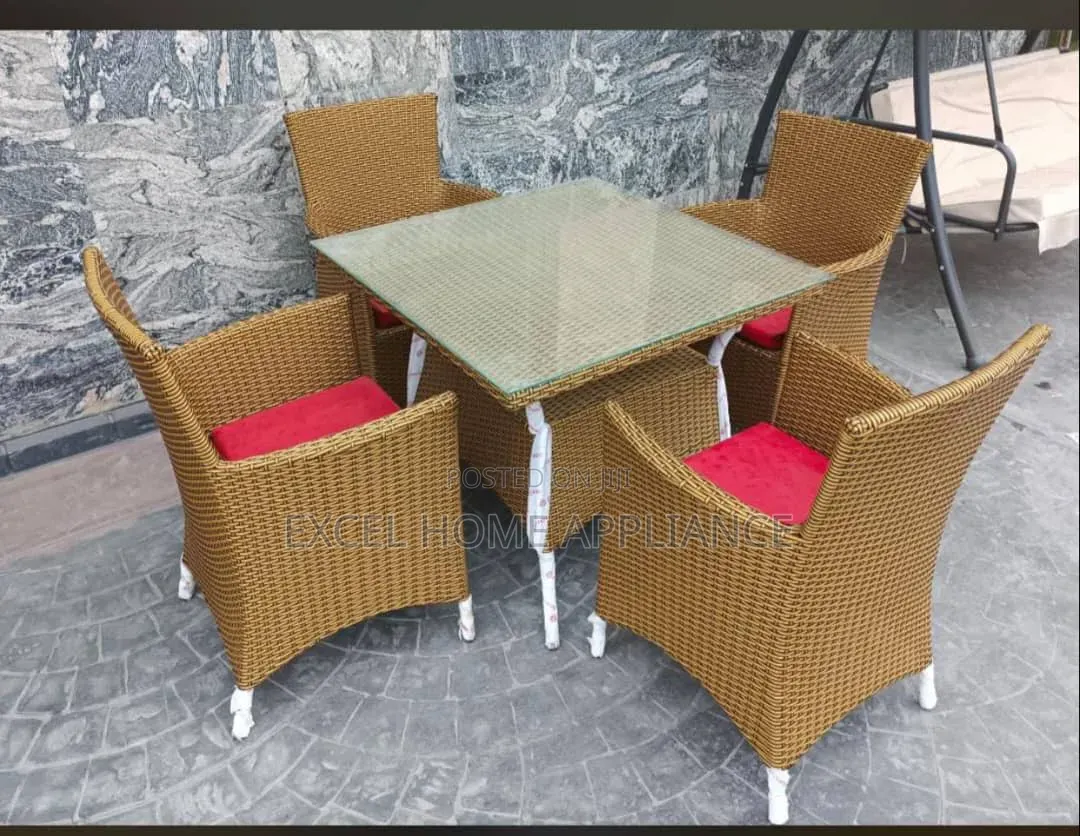 Elegant Rattan Outdoor Dining Set