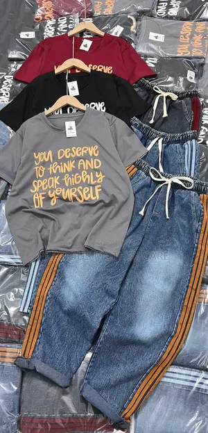 Quality Teenagers Top and Jean Trouser