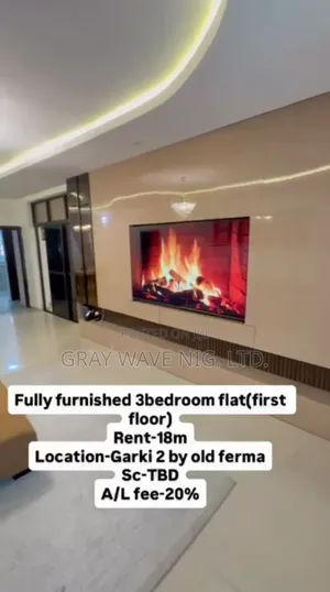 Furnished 3bdrm Block of Flats in Garki 2 for rent