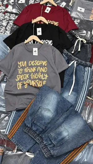 Quality Teenagers Top and Jean Trouser