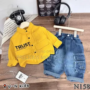 Children Yellow Shirt and Bargin Trouser