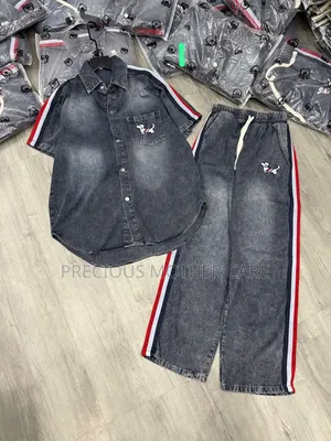 Quality Teenagers Jeans Up and Long Down