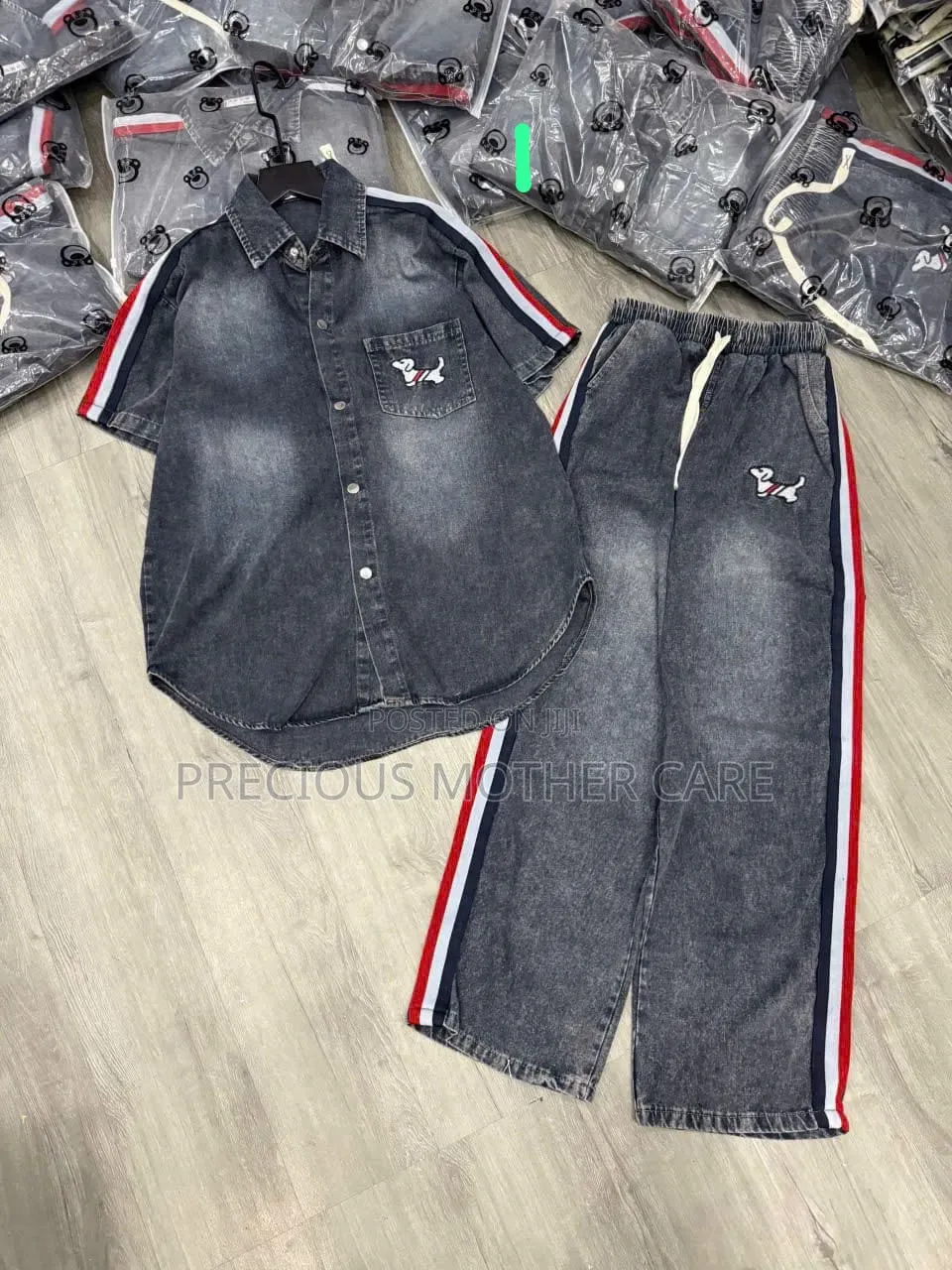 Quality Teenagers Jeans Up and Long Down