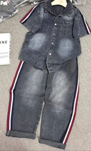Quality Teenagers Jeans Up and Long Down