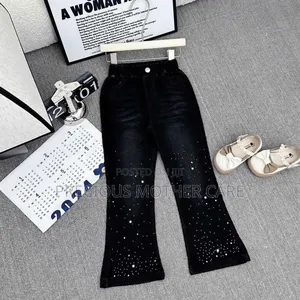 Children Hip Style Quality Jeans Available in Black and Blue