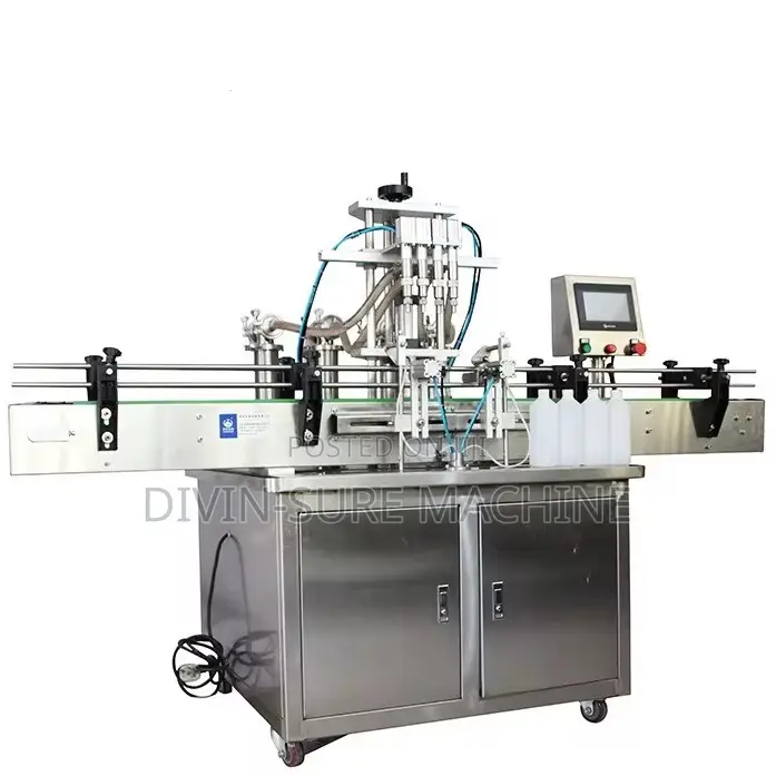 Automatic 4 Heads Beverages Filling Machine