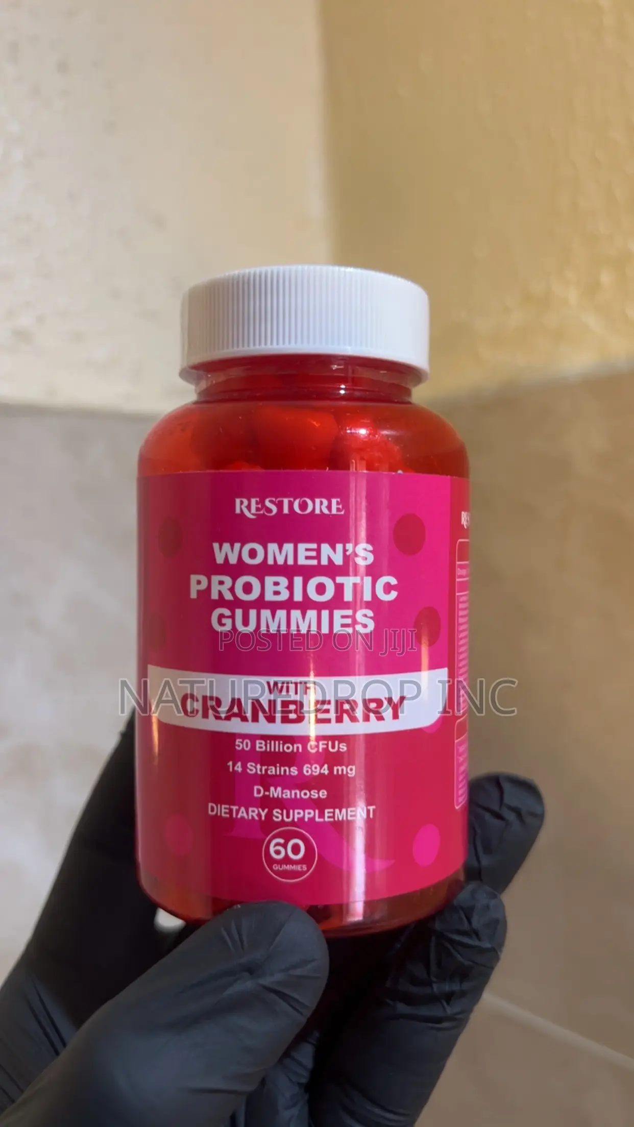 Women’S Probiotic Gummies With Cranberry by Restore