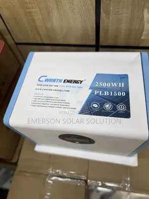 2.5kwh 24v 1200kva Cworth Energy Solar Generator