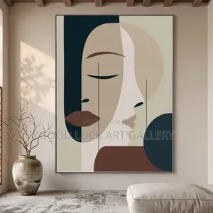 Multi-Lady Face Abstract Art