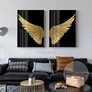 Golden Butterfly Wings Artwork