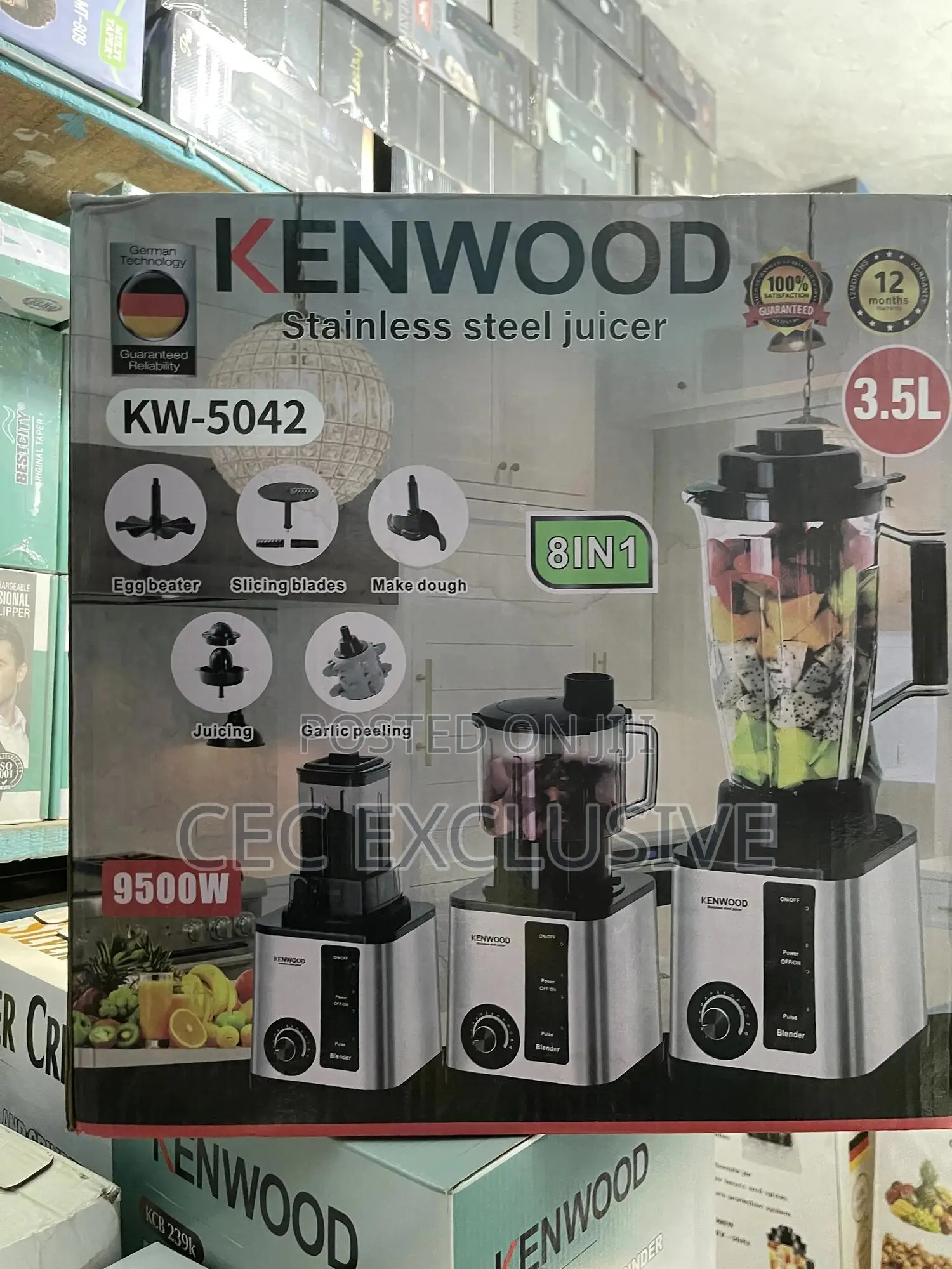 3.5ltr 8in1 Kenwood Blender Juicer