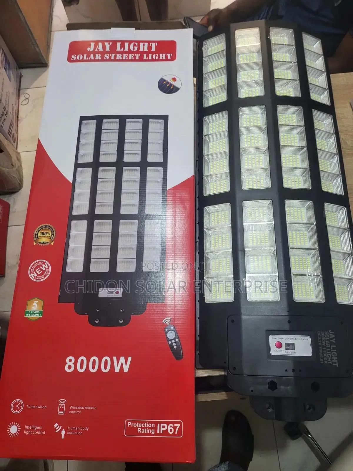 8000w Jay Solar Street Light