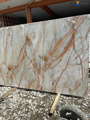 Busy Gold Waves Quartz Marble Slab
