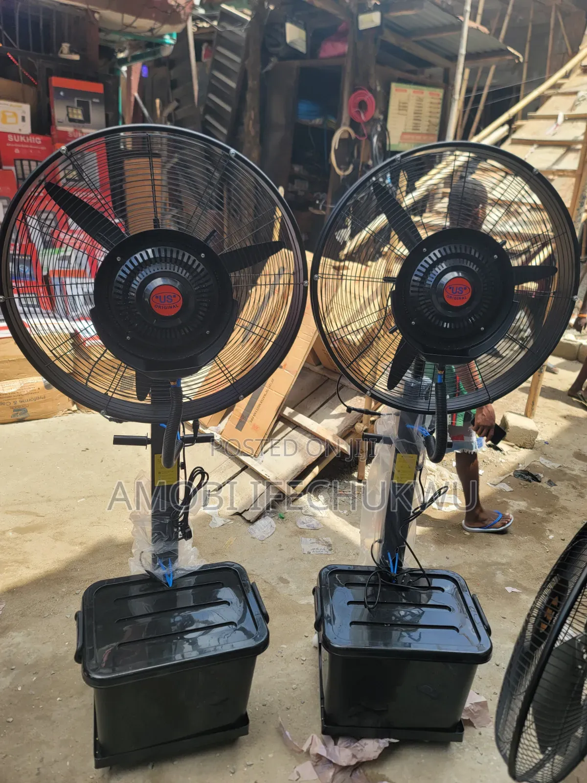 26"Inches Us [Design] Mist Fan