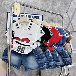 Children Polo Top and Jean Short