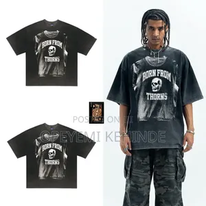 Born From Thorn Skull T- Shirt