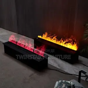 Modern 3 D Electric Fireplace Multi Colour Lights 1mtr / 1.2mtr.