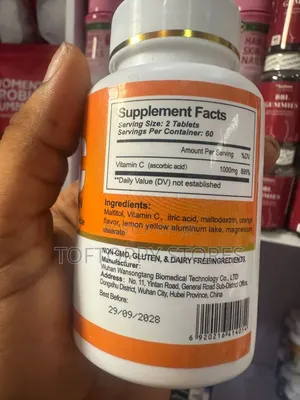 Liposomal Vitamin C Tablets Dietary Supplement