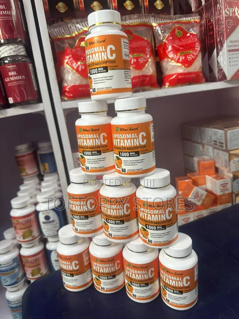 Liposomal Vitamin C Tablets Dietary Supplement
