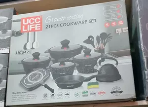 21pcs Ucclife Granite Coating Cookware Set