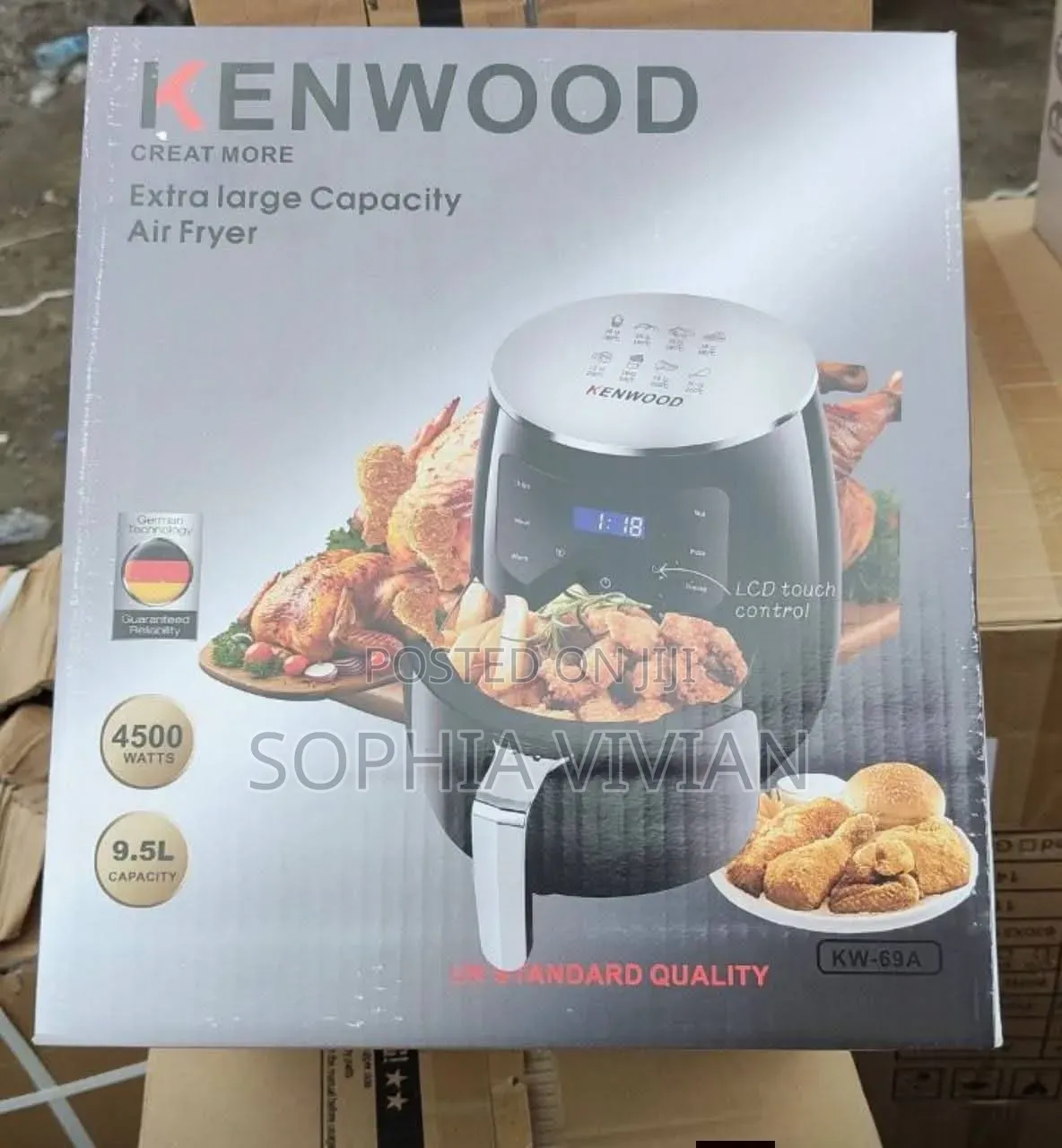 Kenwood 9.5l Extra Large Capacity Air Fryer.