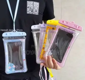 1pc Transparent Waterproof Phone Pouch