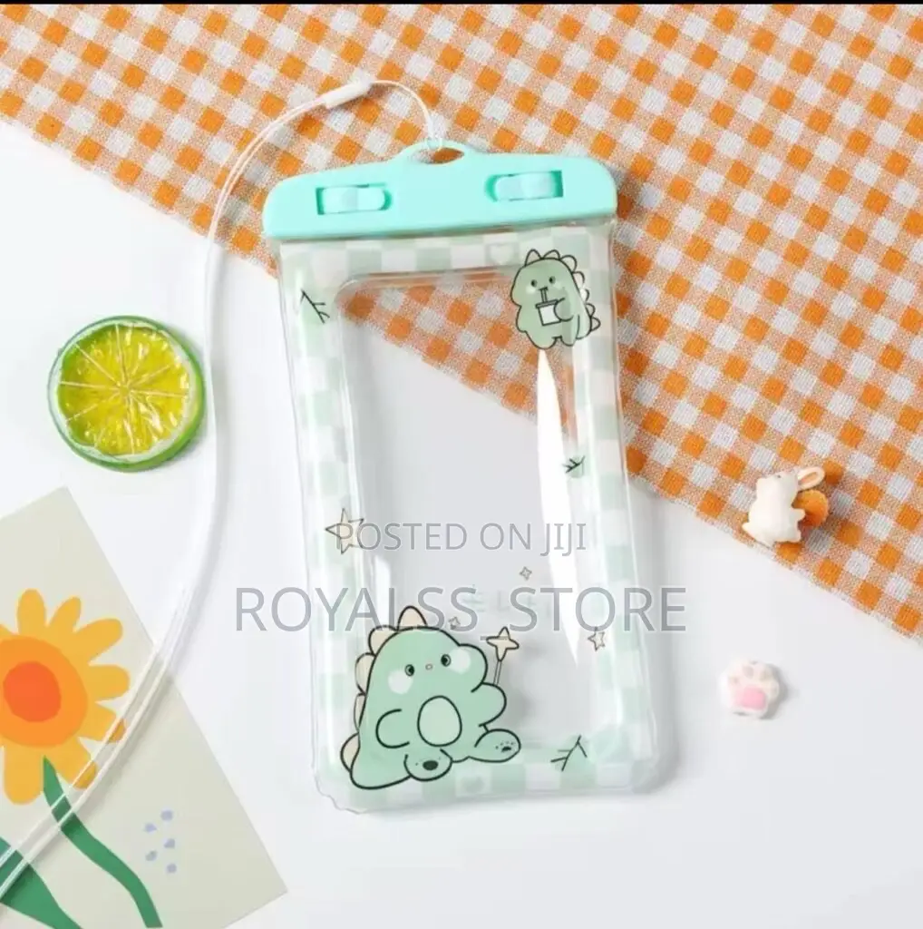 1pc Transparent Waterproof Phone Pouch