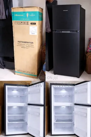 Brand New Hisense Double Door Fridge 154l