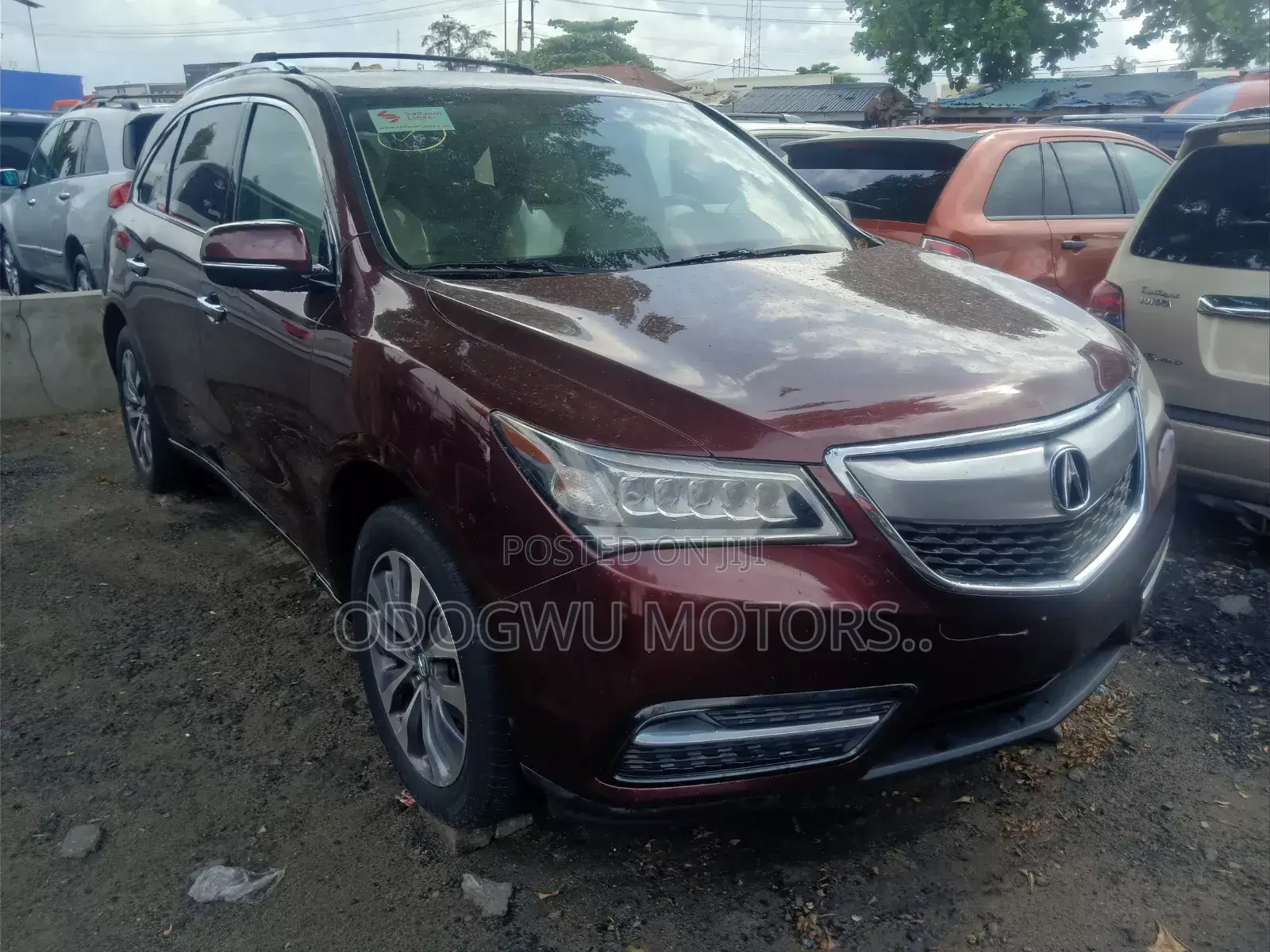 Acura MDX 2015 Maroon