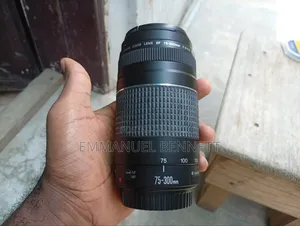 Canon Efs 75-300mm Lens With Bonus Nd Filter