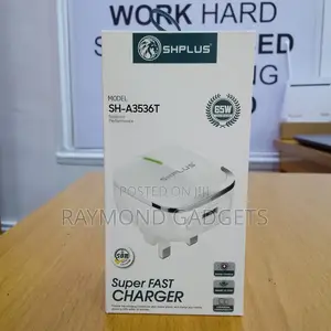 Shplus 65w Fast Charger Sh-A3536t – Super Fast Charging