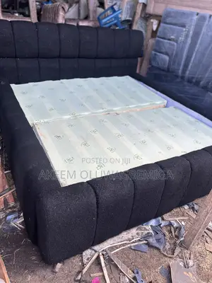 6by6 Black Bedframe