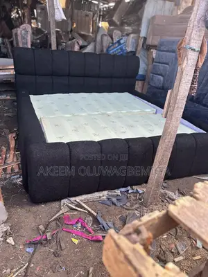 6by6 Black Bedframe