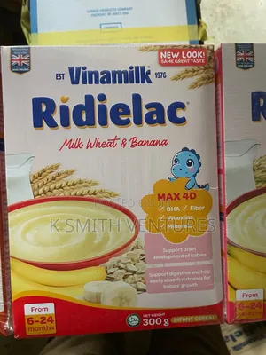 Ridielac Imported Milk and Banana Baby Cereals From 6-24 Available