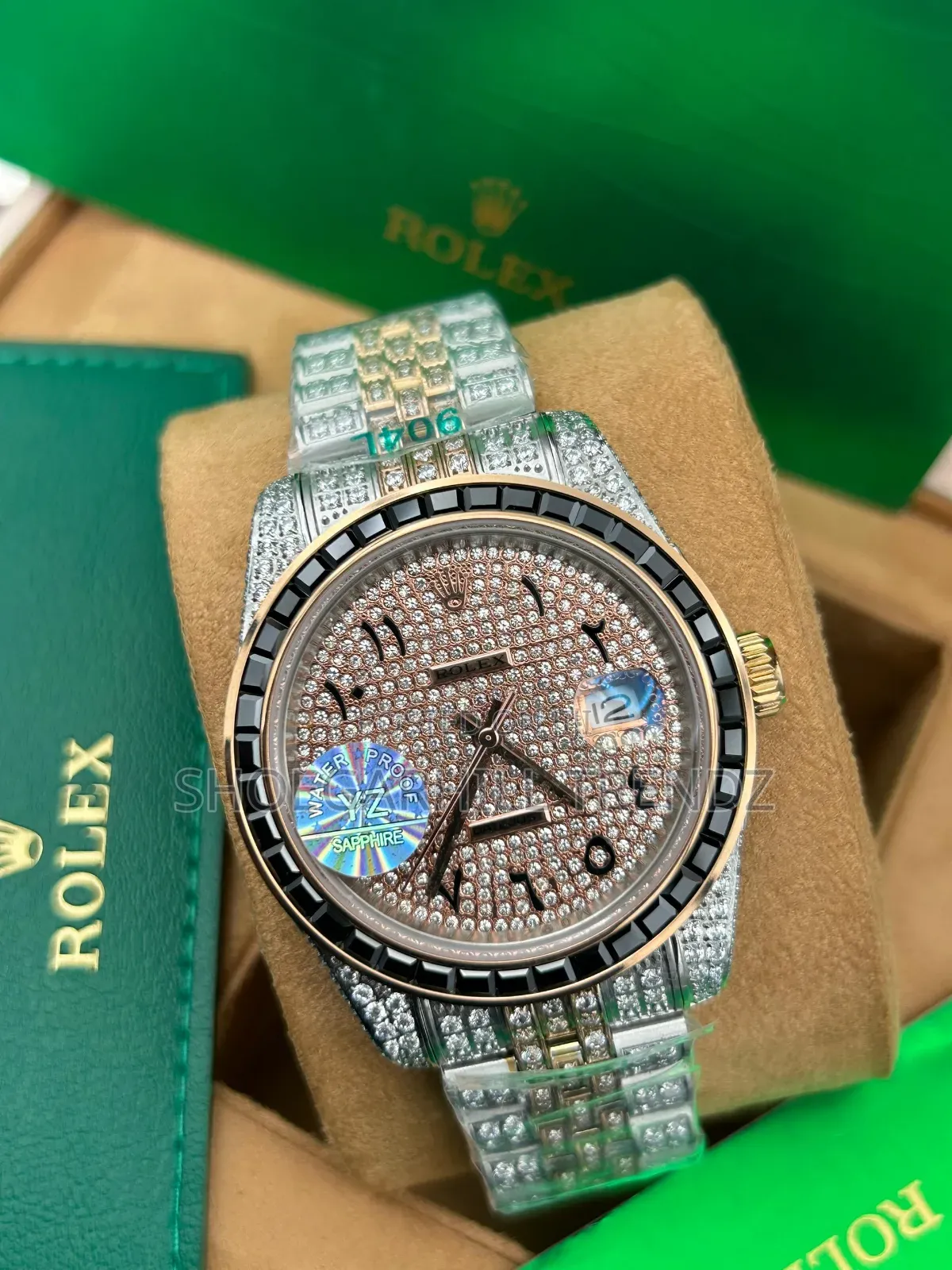 Rolex Glitter Bust Down Watch