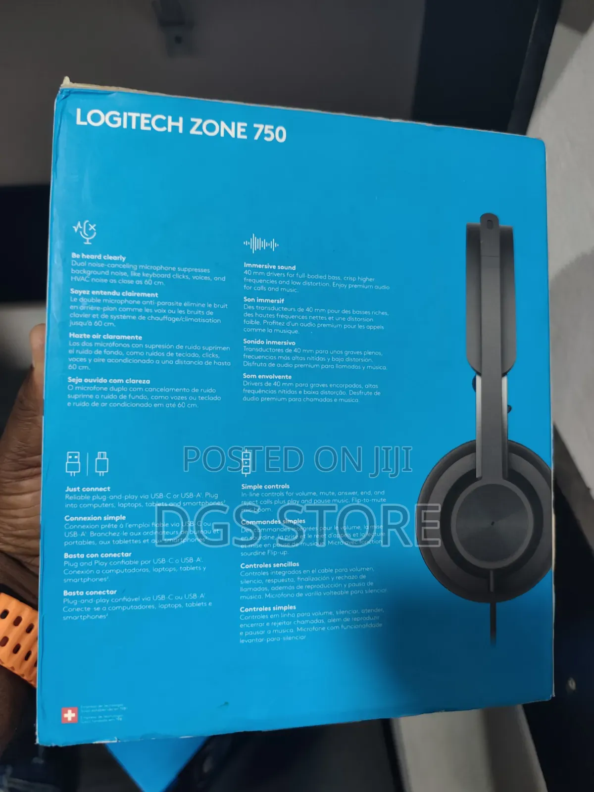Logitech Zone 750 Wired Headphone