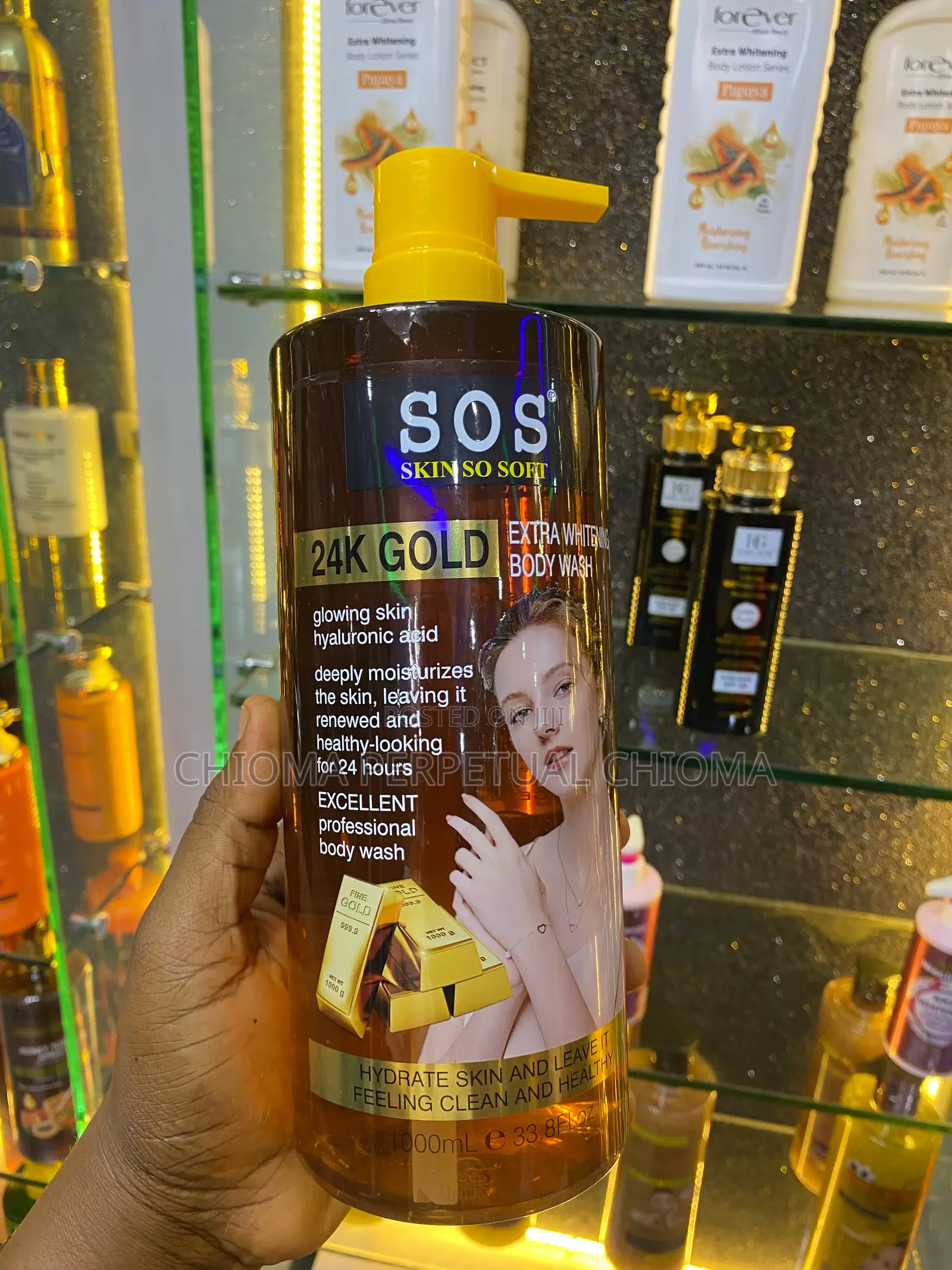 Sos Skin on Soft Extra Whitening Shower Gel