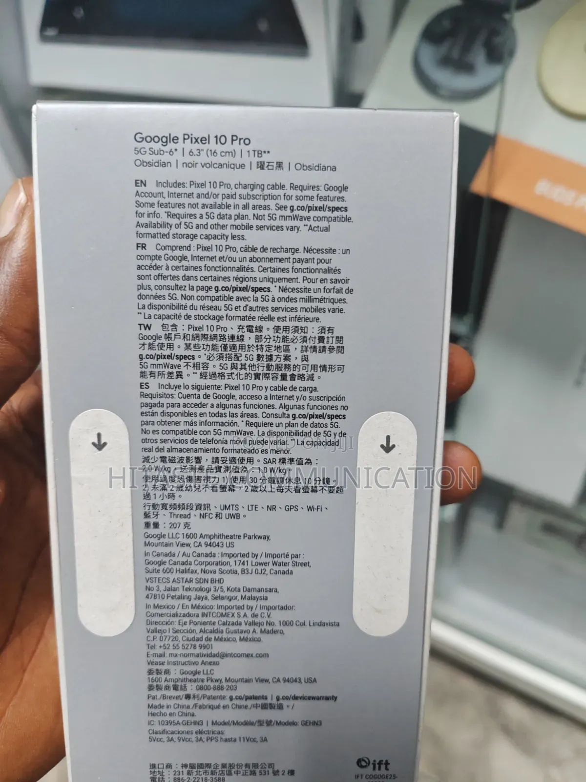 New Google Pixel 10 Pro 5G 1 TB Black