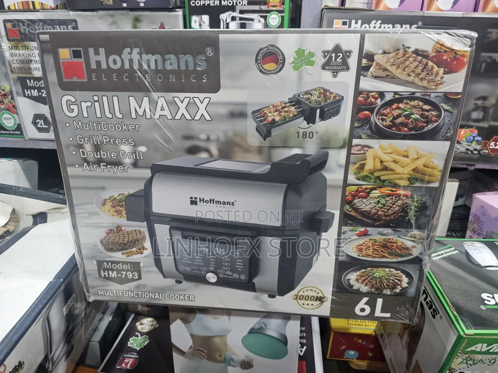 Hoffman's Electronic Multi Purpose Grill Maxx(6l)