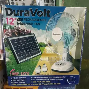 Rechargeable Table and Wall Fan