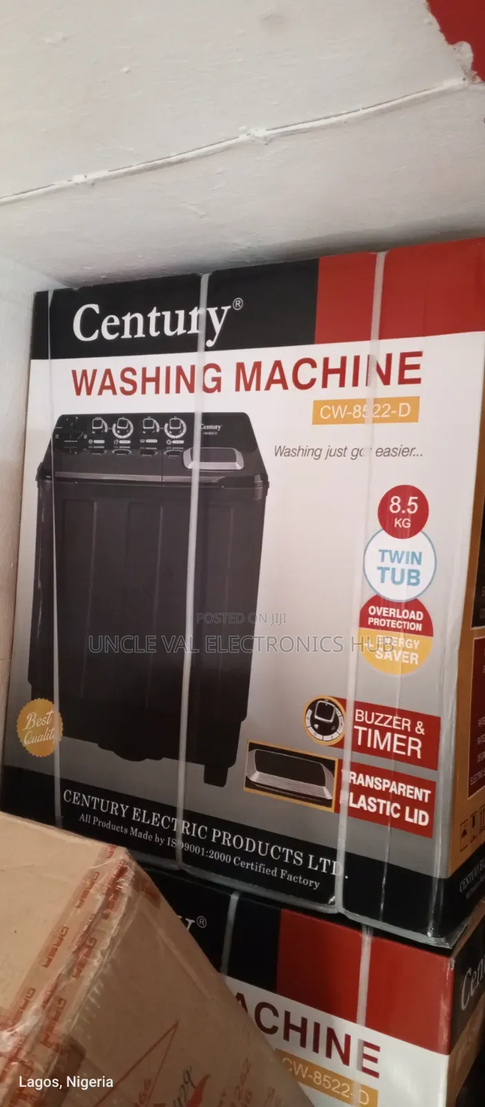 Century 8.5kg Topload Washing Machine