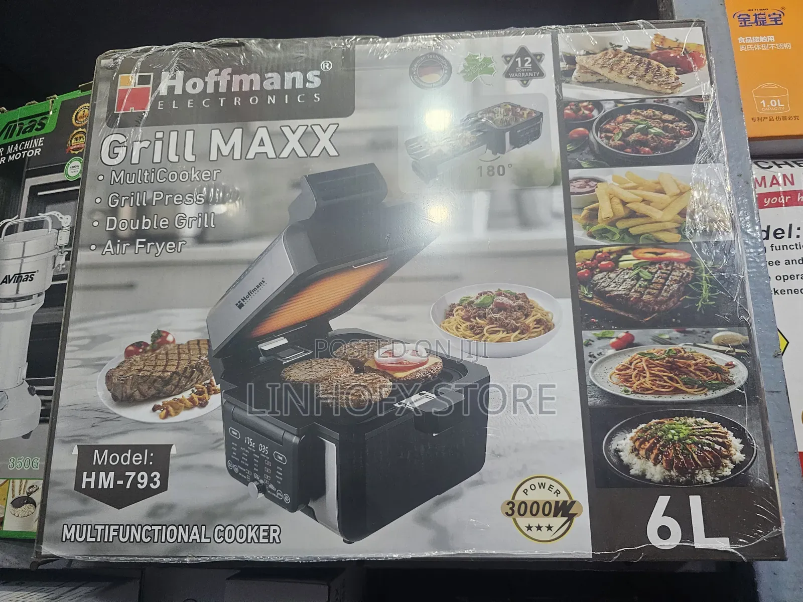 Hoffman's Electronic Multi Purpose Grill Maxx(6l)