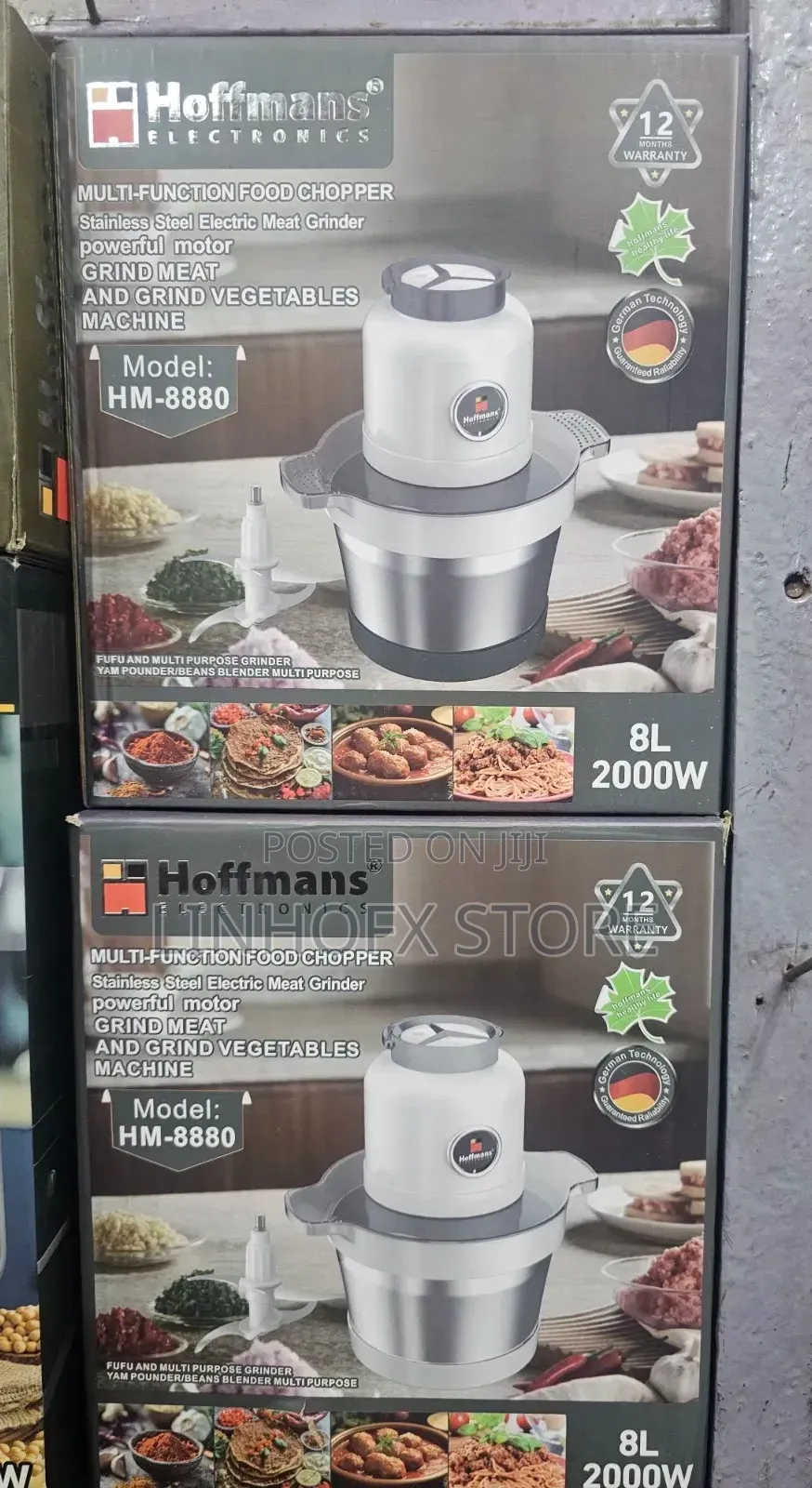 Hoffman's Electronics Multifunction Food Chopper (8l)