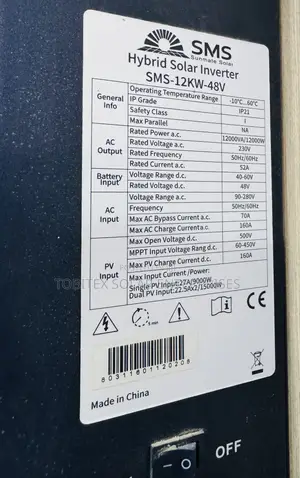 SMS 12kva Hybrid Solar Power Inverter