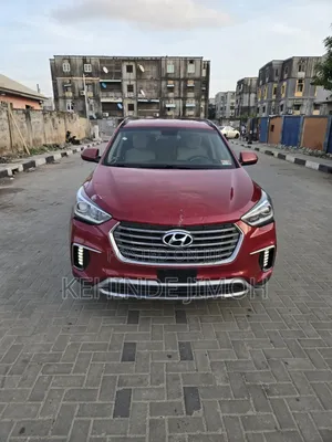 Hyundai Santa Fe SE AWD 2017 Red