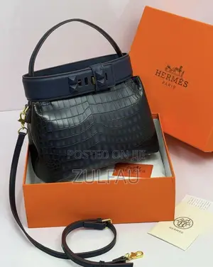 Fast Selling Hermes Medda Crocks Skin Bag