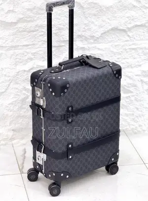 Gucci X Globe Trotter Gg Supreme Carryon Suitcase